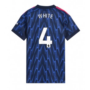 Arsenal Ben White #4 Udebanetrøje Dame 2025-26 Kortærmet